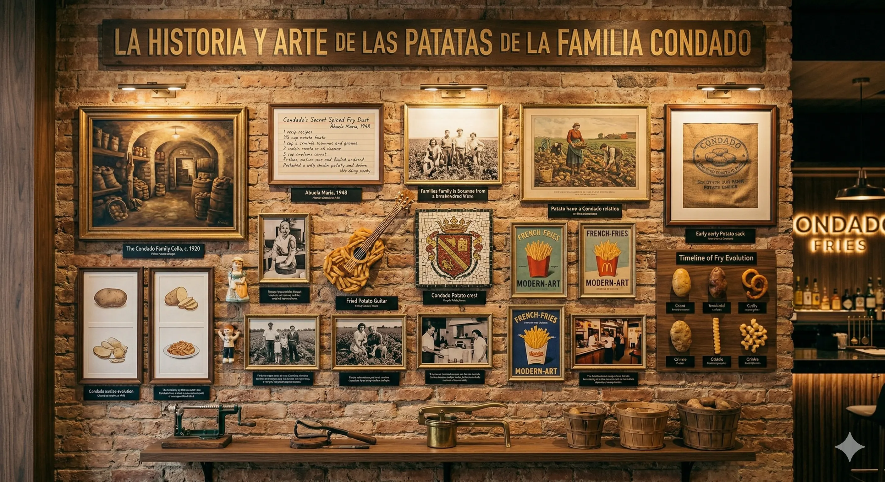 Restaurant wall